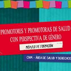 Img: PROMOTORES Y PROMOTORAS DE SALUDCON PERSPECTIVA DE GÉNERO