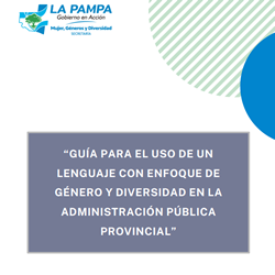 Guía uso del lenguaje inclusivo en la administración pública provincial
